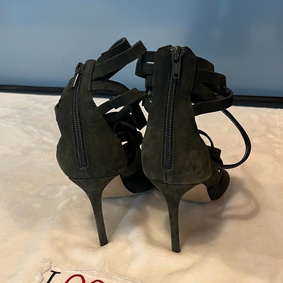 ALDO Forest Green Sandal Heels - Picture 4 of 6